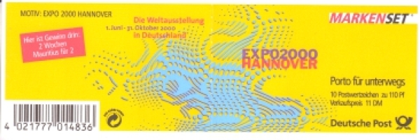 NSR MH 0039 ** - 1999 - Expo 2000 Hannover